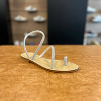 SANDALO INTRECCIO ARGENTO