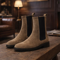 Chelsea boots alto cam beige