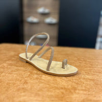 SANDALO INTRECCIO BRONZO