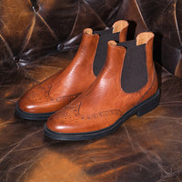 CHELSEA BOOTS INGLESE CUOIO