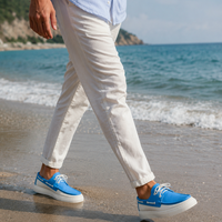 Barca azzurro/Canvas