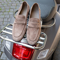 Tascabile camoscio beige