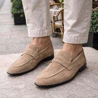 Tascabile camoscio beige
