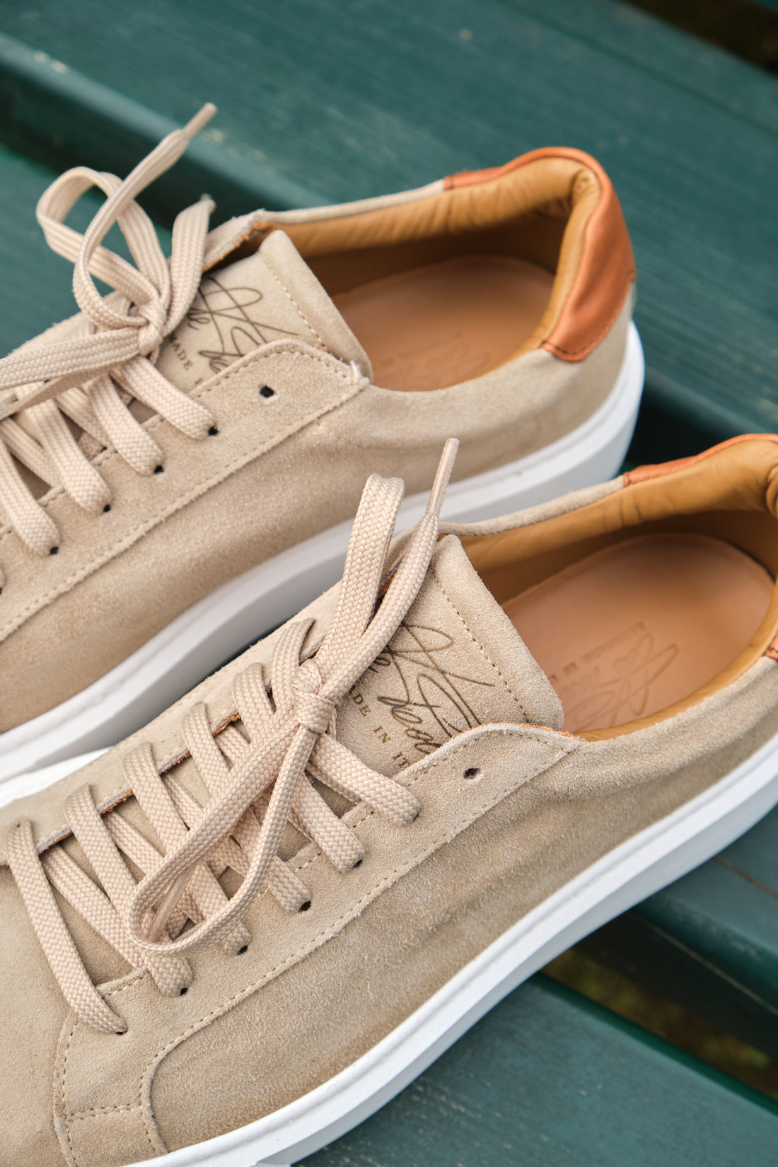 GARDA BEIGE SUEDE SNEAKERS