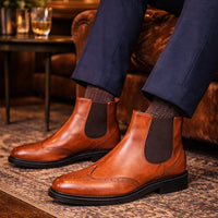 CHELSEA BOOTS INGLESE CUOIO