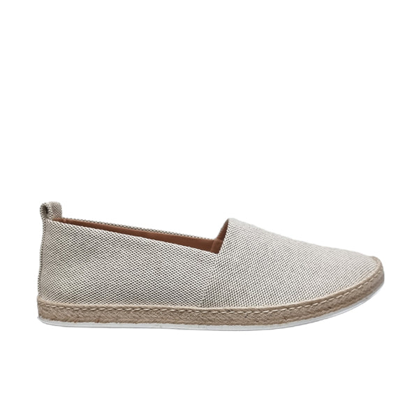 Espadrilles "AMALFI" Salt and Pepper Fabric