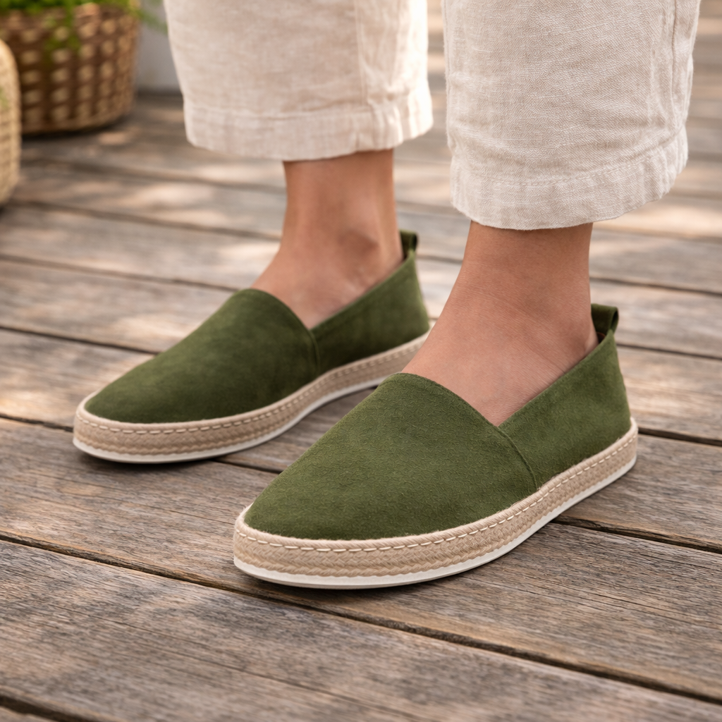 Espadrilles "AMALFI" Green Loden