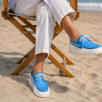 Barca azzurro/Canvas