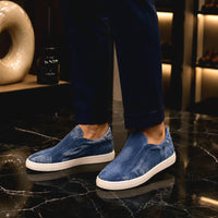 Elastika jeans denim lavato