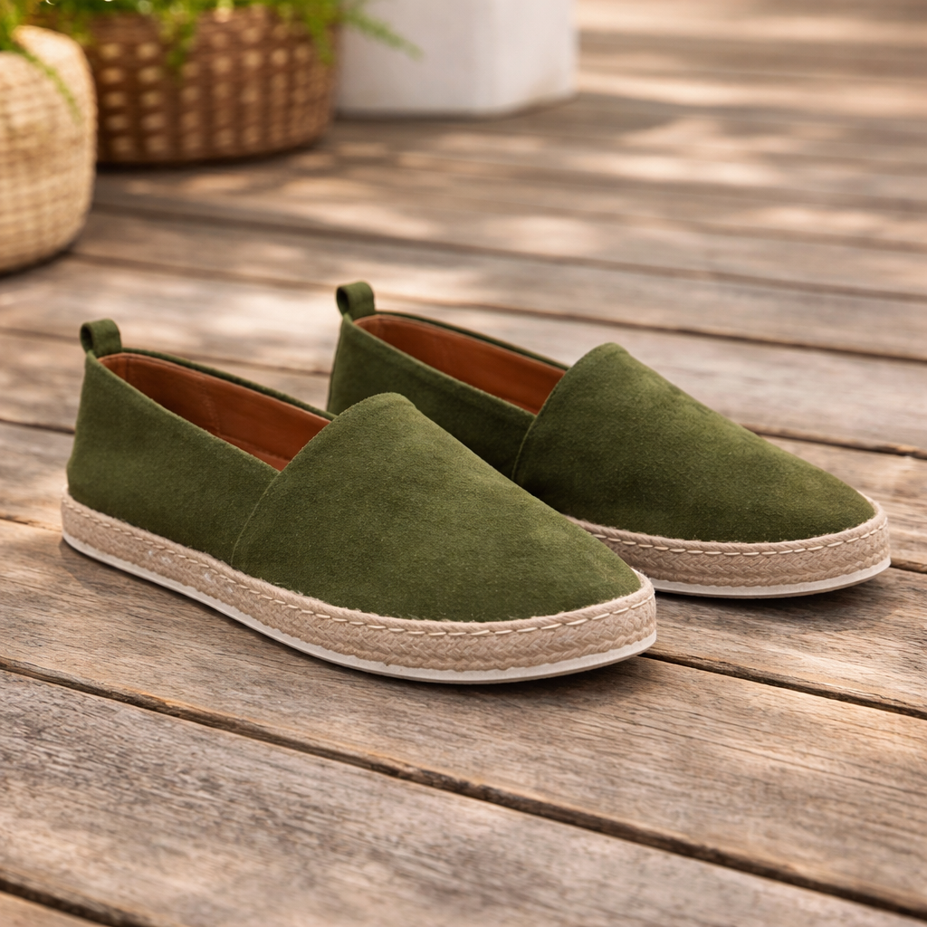 Espadrilles "AMALFI" Green Loden