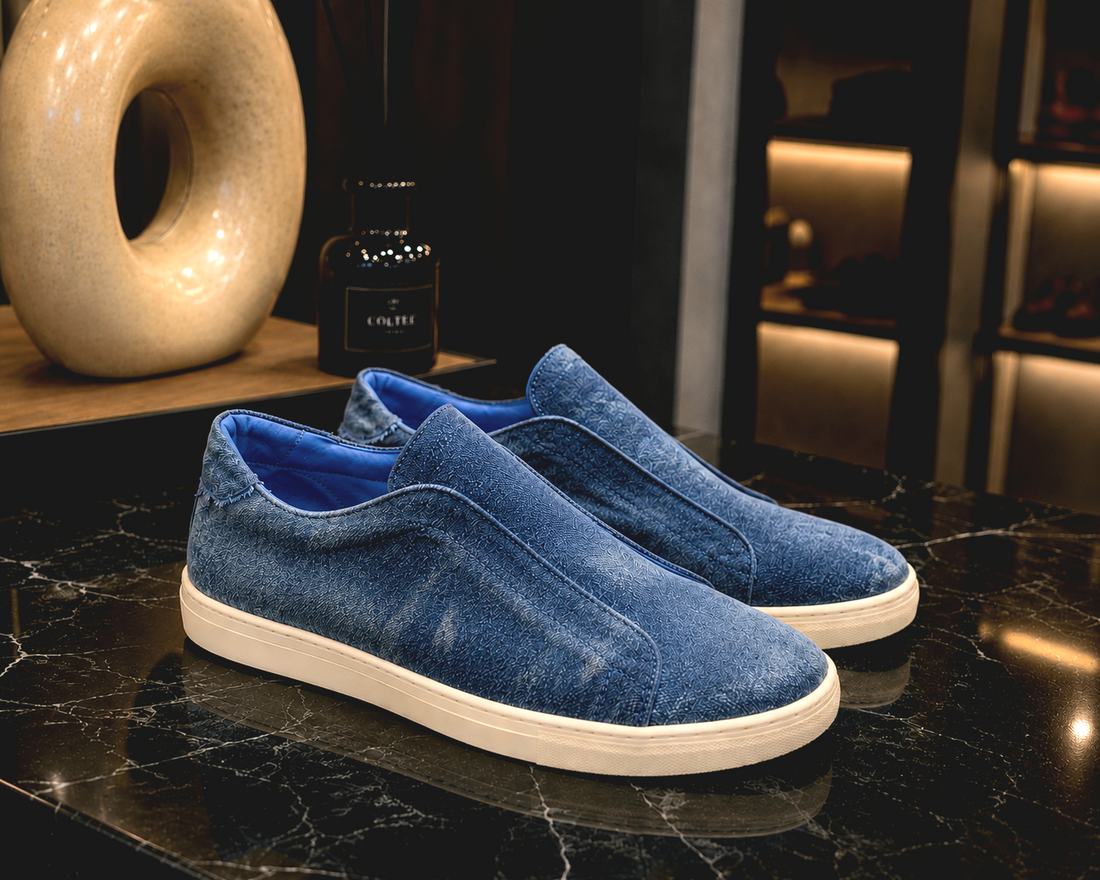 Elastika jeans denim lavato