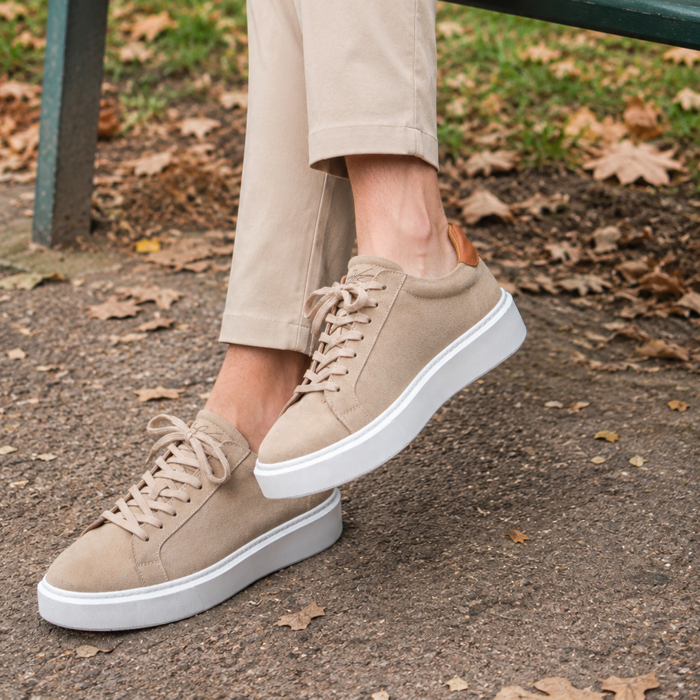 GARDA SNEAKER CAMOSCIO BEIGE